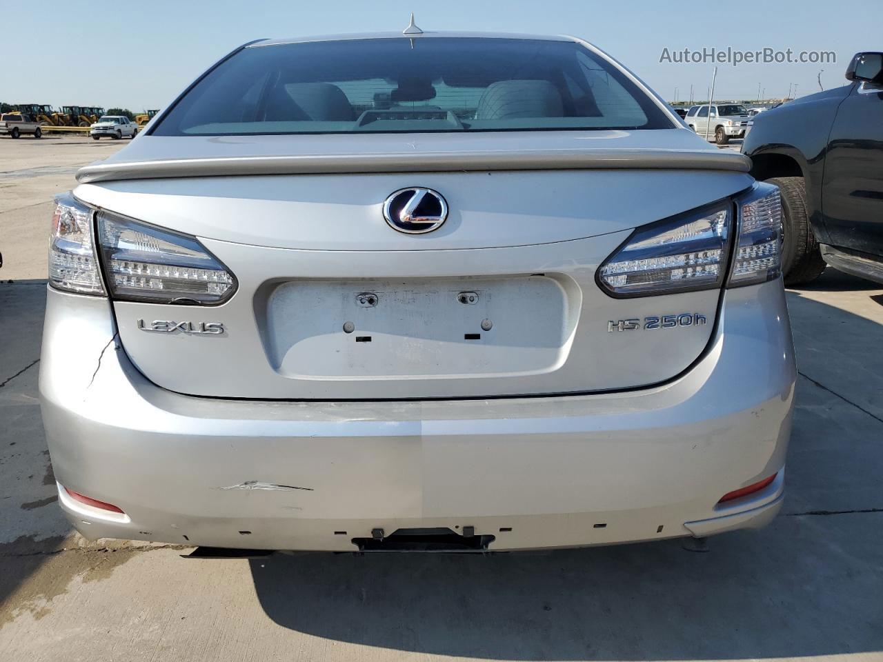 2011 Lexus Hs 250h Silver vin: JTHBB1BAXB2043491