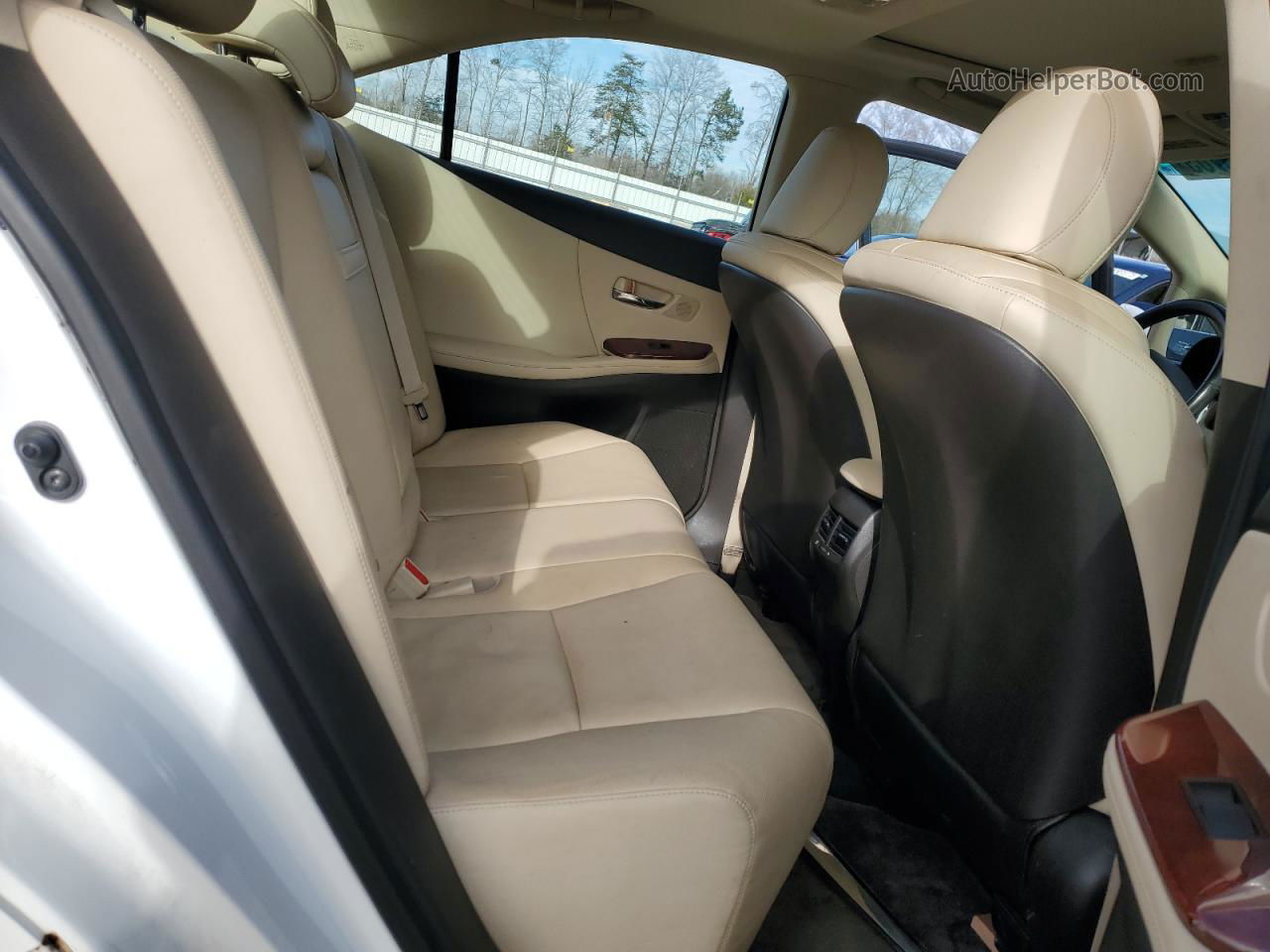 2011 Lexus Hs 250h White vin: JTHBB1BAXB2047475