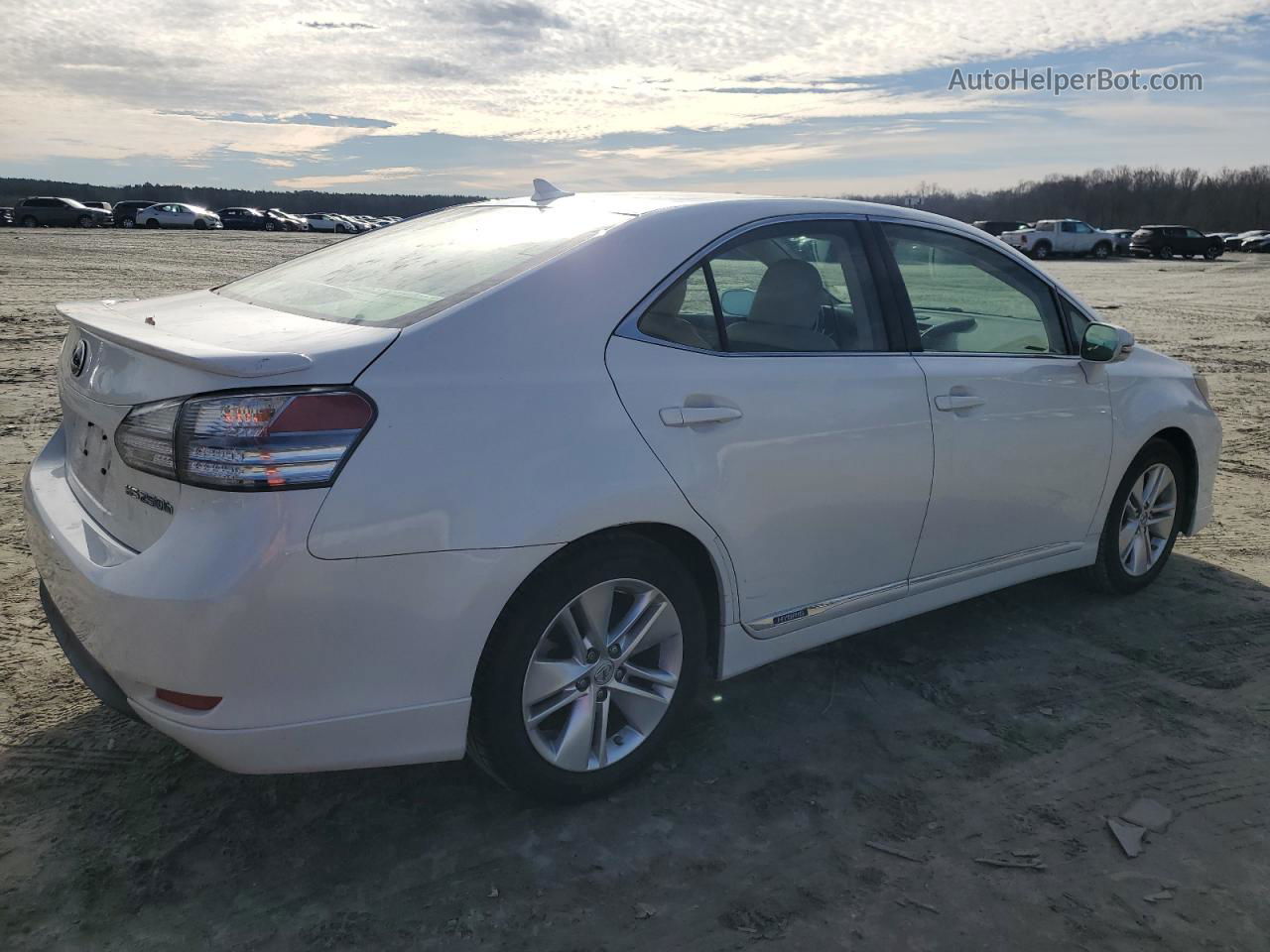 2011 Lexus Hs 250h White vin: JTHBB1BAXB2047475