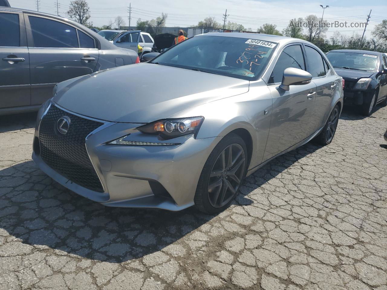 2016 Lexus Is 350 Silver vin: JTHBE1D20G5024919