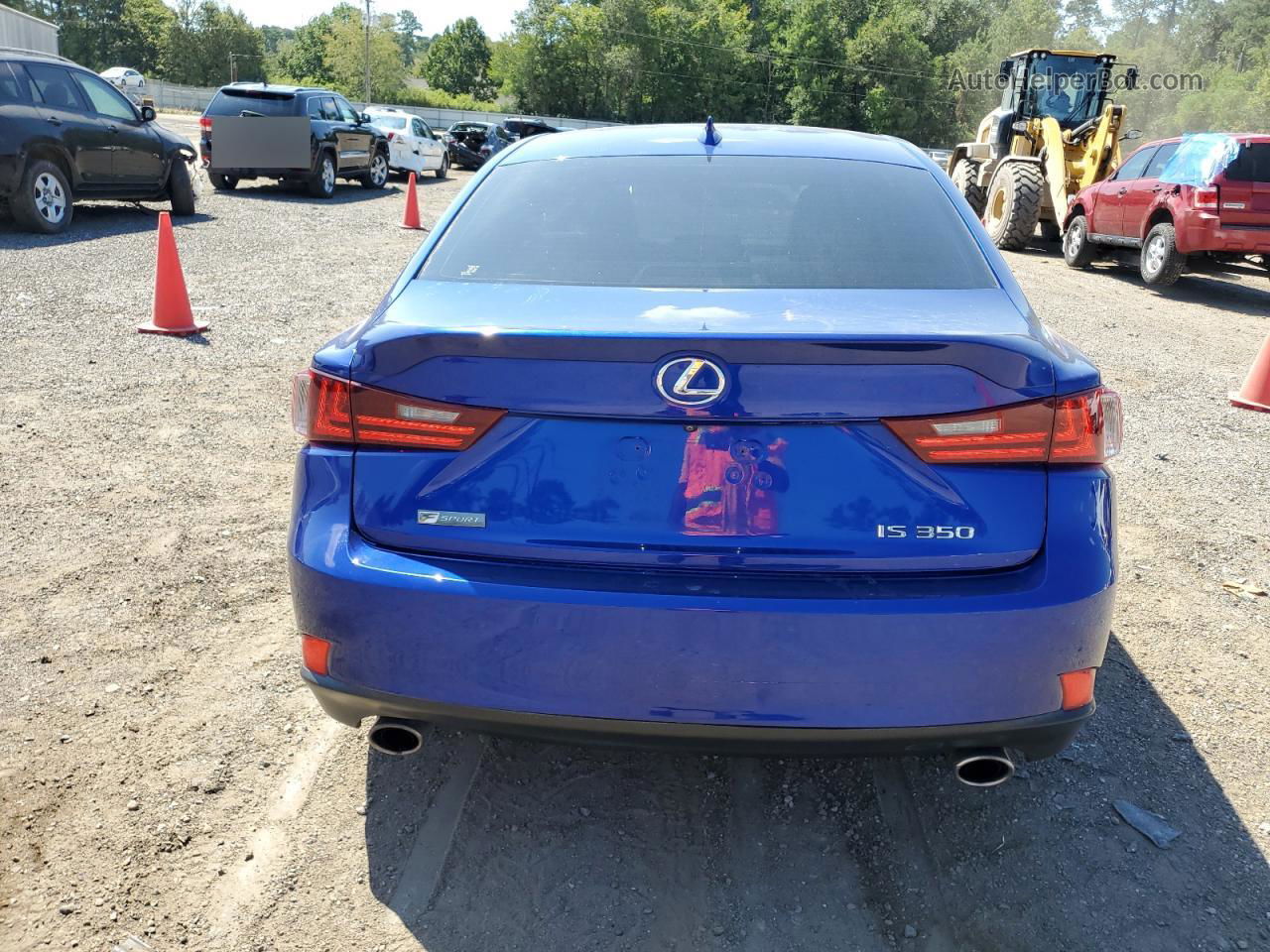 2016 Lexus Is 350 Blue vin: JTHBE1D21G5025867