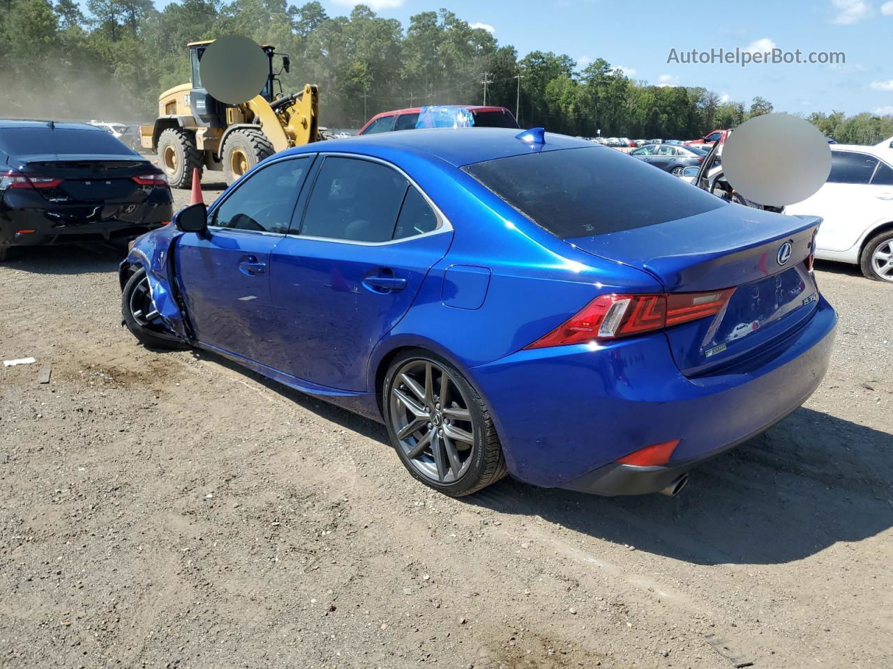 2016 Lexus Is 350 Blue vin: JTHBE1D21G5025867