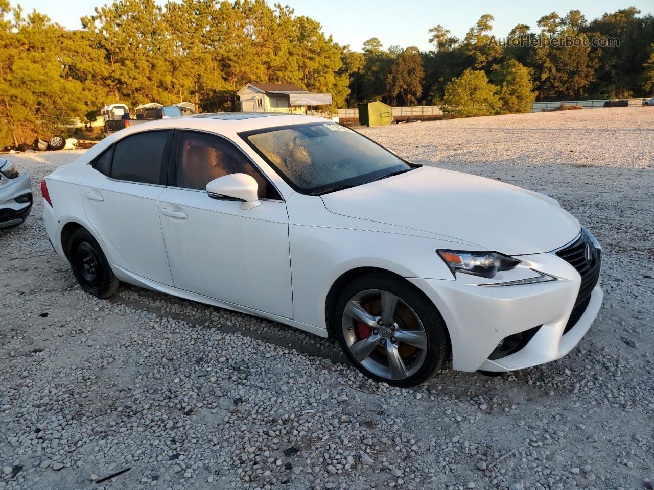 2016 Lexus Is 350 White vin: JTHBE1D25G5024690