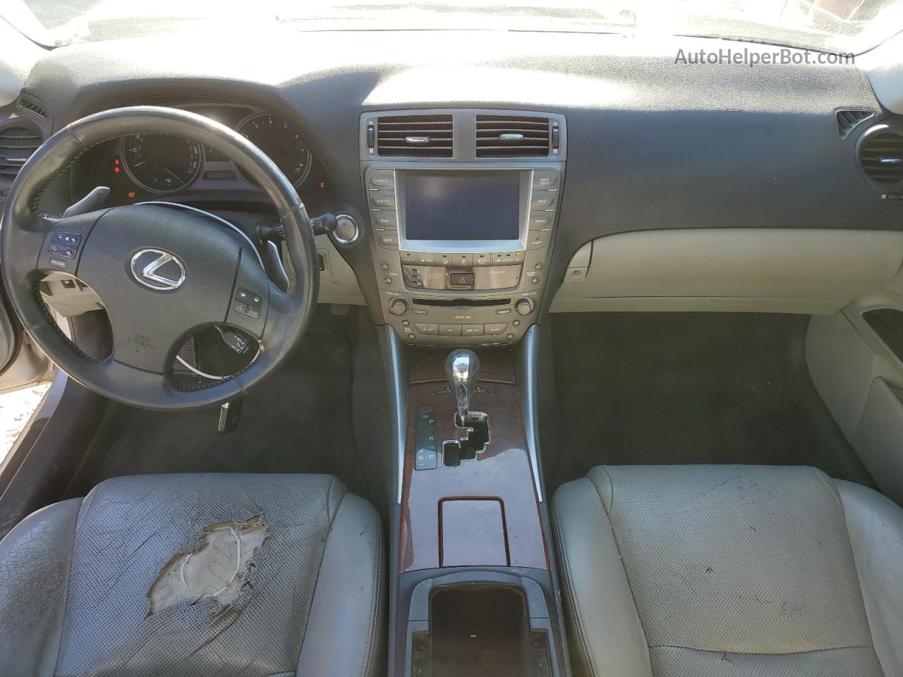 2007 Lexus Is 350 Silver vin: JTHBE262175016203