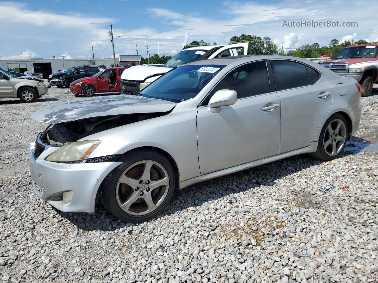 2007 Lexus Is 350 Silver vin: JTHBE262272011822