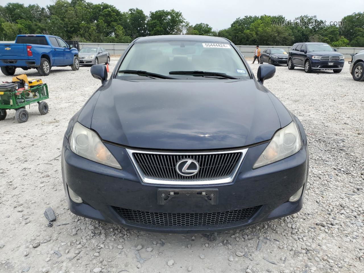 2007 Lexus Is 350 Blue vin: JTHBE262272011934