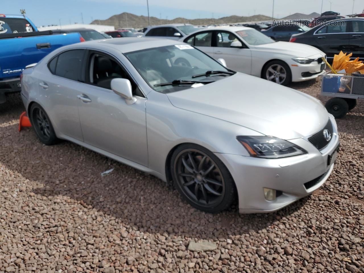 2007 Lexus Is 350 Silver vin: JTHBE262272012212