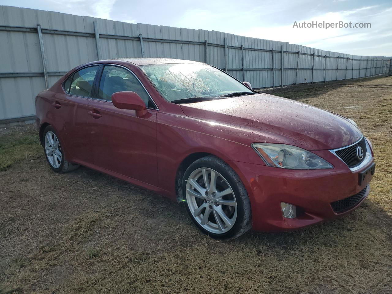 2007 Lexus Is 350 Red vin: JTHBE262275013374