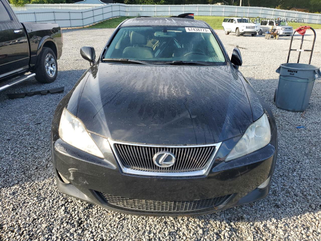 2007 Lexus Is 350 Black vin: JTHBE262275017201