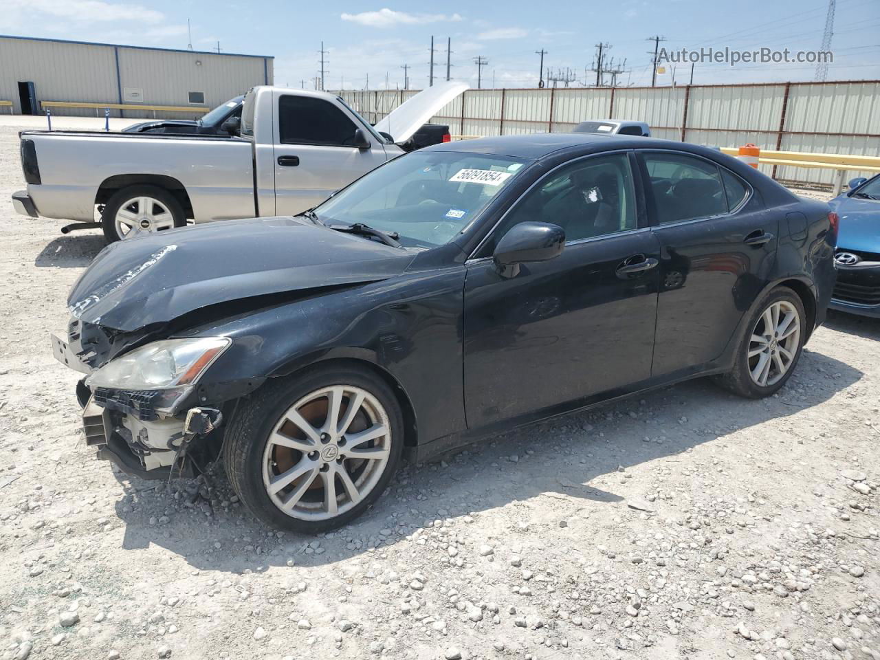 2007 Lexus Is 350 Black vin: JTHBE262372008749