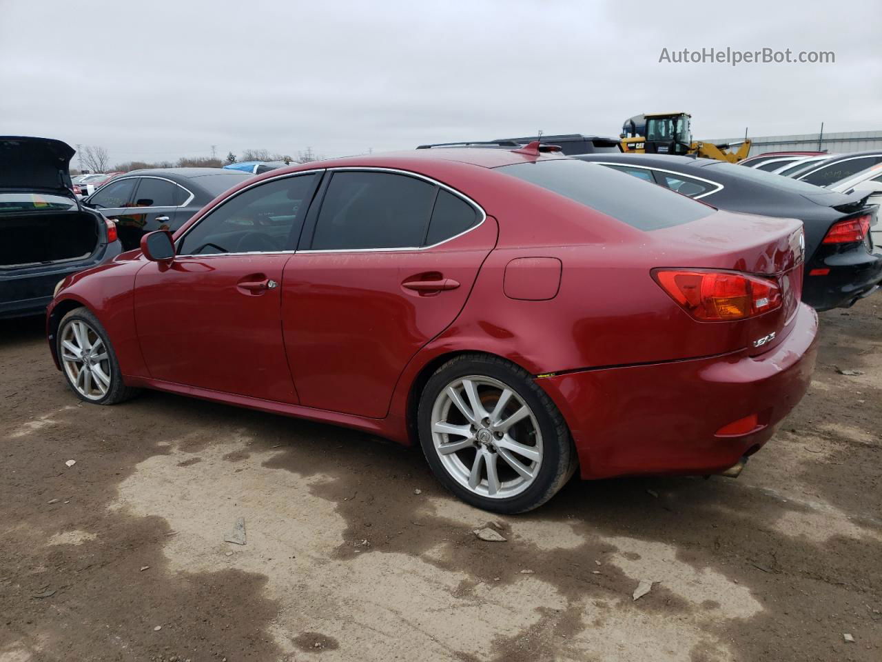 2007 Lexus Is 350 Red vin: JTHBE262472007853