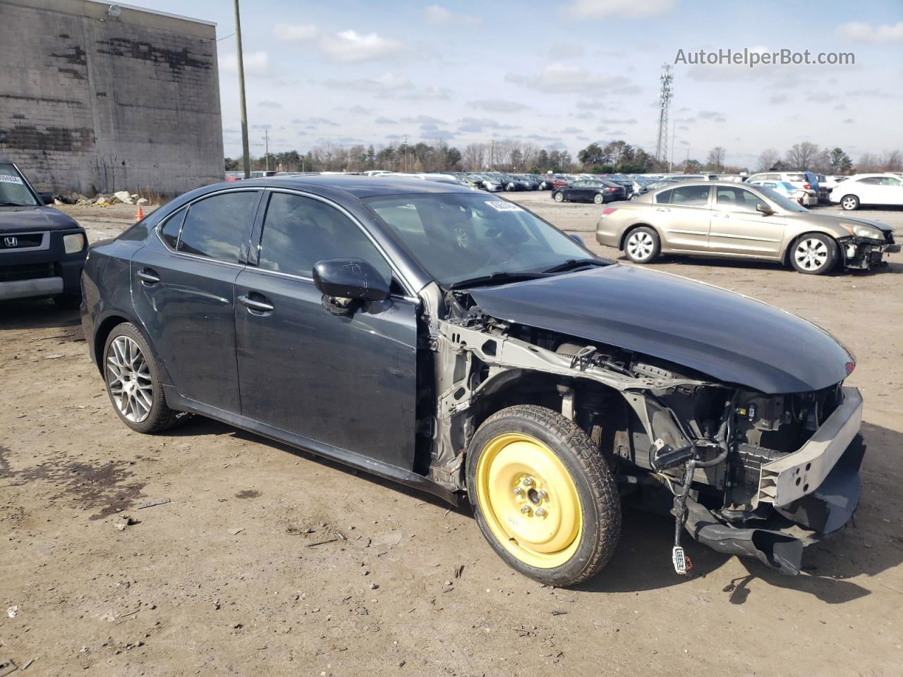 2007 Lexus Is 350 Charcoal vin: JTHBE262475012954