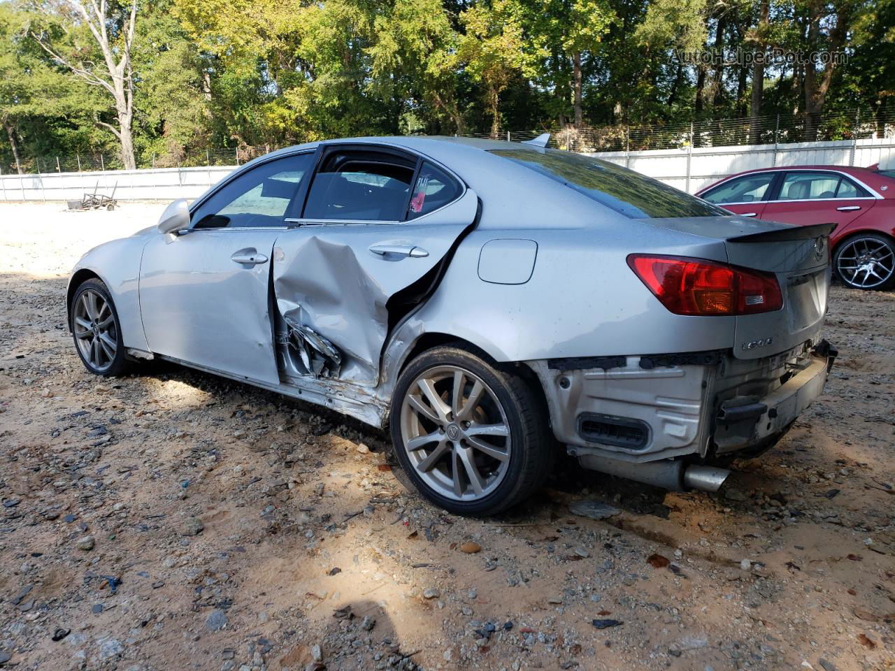 2007 Lexus Is 350 Silver vin: JTHBE262475013943