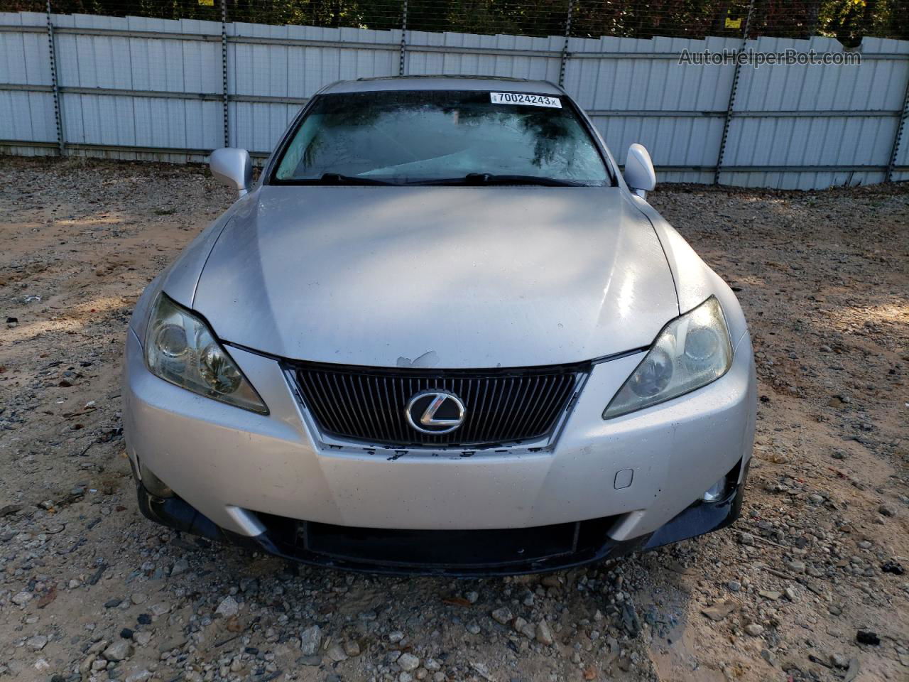 2007 Lexus Is 350 Silver vin: JTHBE262475013943