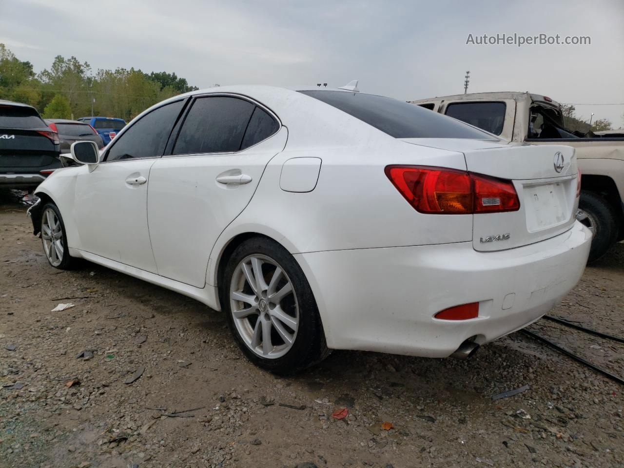 2007 Lexus Is 350 Белый vin: JTHBE262475016521