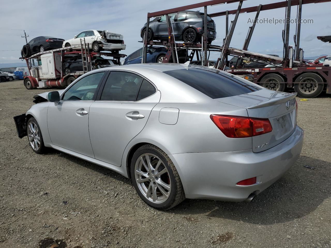 2007 Lexus Is 350 Silver vin: JTHBE262575015250