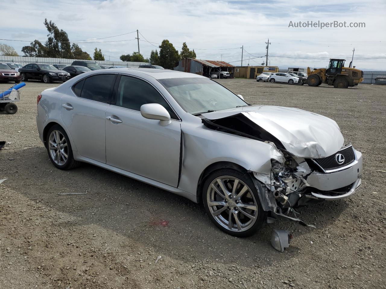 2007 Lexus Is 350 Silver vin: JTHBE262575015250