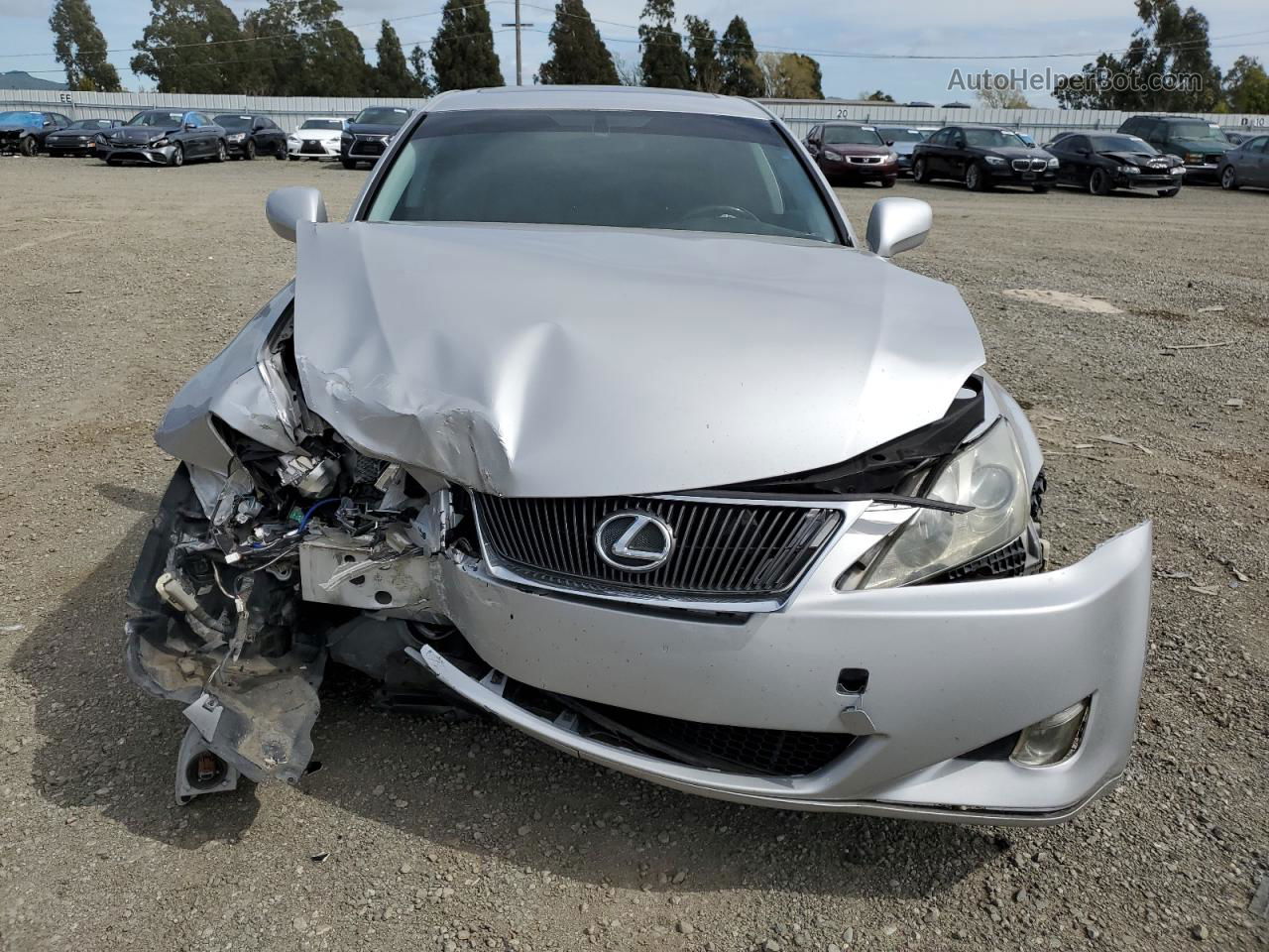 2007 Lexus Is 350 Silver vin: JTHBE262575015250