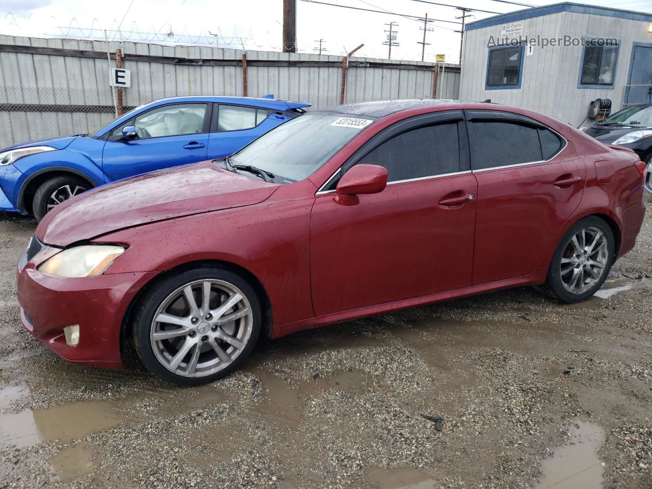 2007 Lexus Is 350 Red vin: JTHBE262772011315