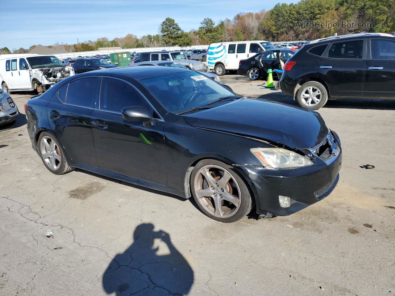 2007 Lexus Is 350 Black vin: JTHBE262872007774