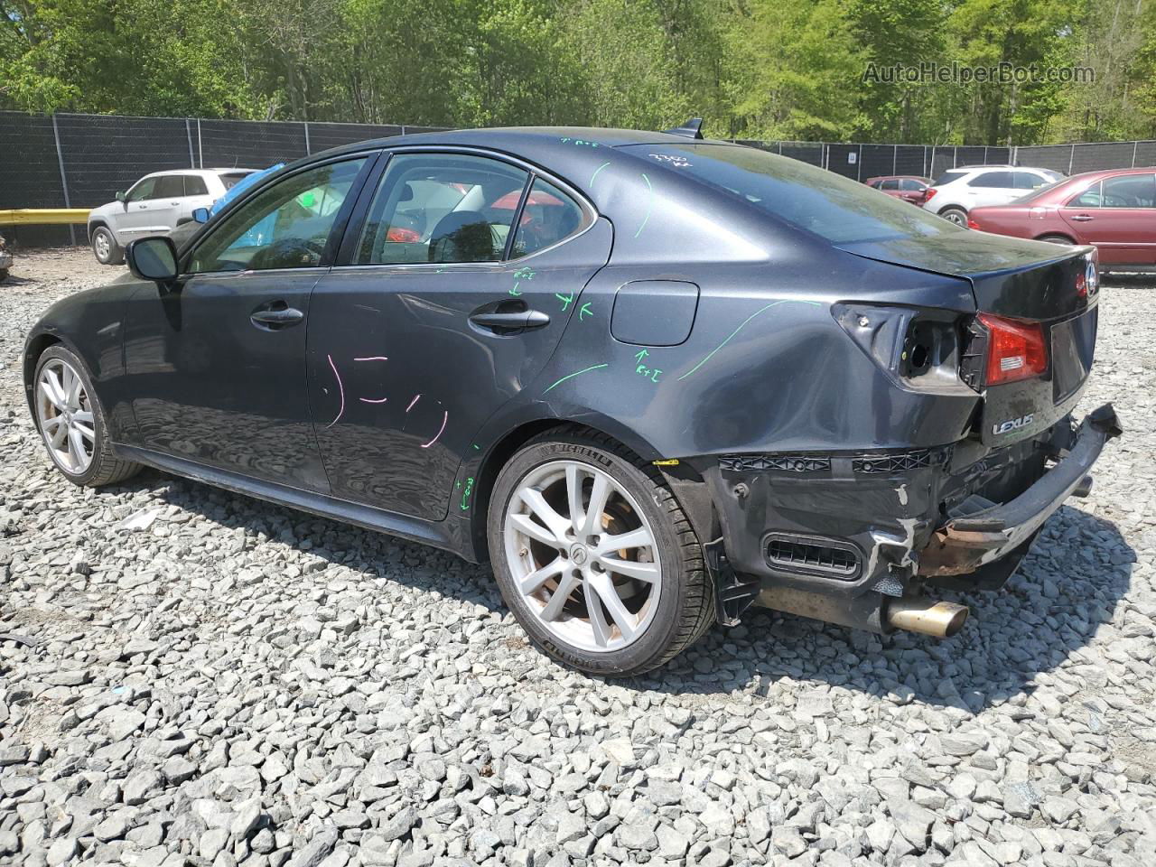 2007 Lexus Is 350 Gray vin: JTHBE262975014988