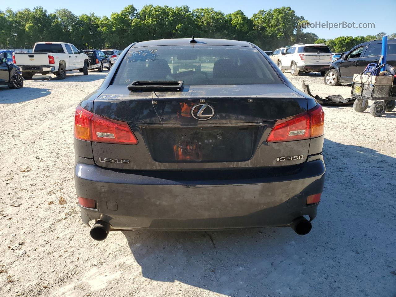 2007 Lexus Is 350 Blue vin: JTHBE262975016756