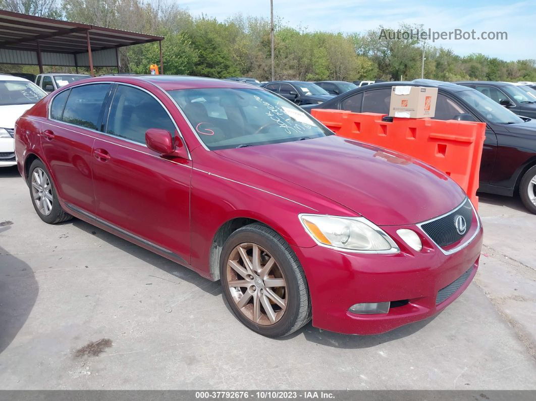 2006 Lexus Gs 300   Red vin: JTHBH96S265006066