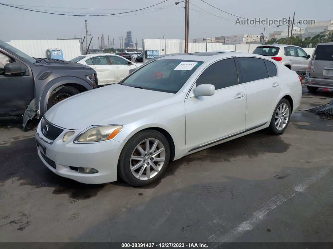 2006 Lexus Gs 300   White vin: JTHBH96S765011165