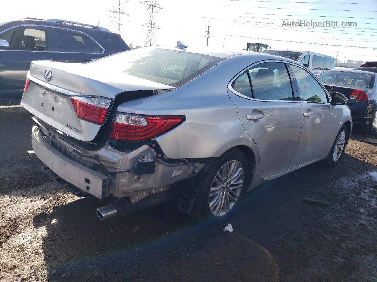 2013 Lexus Es 350 Серебряный vin: JTHBK1GG0D2011259