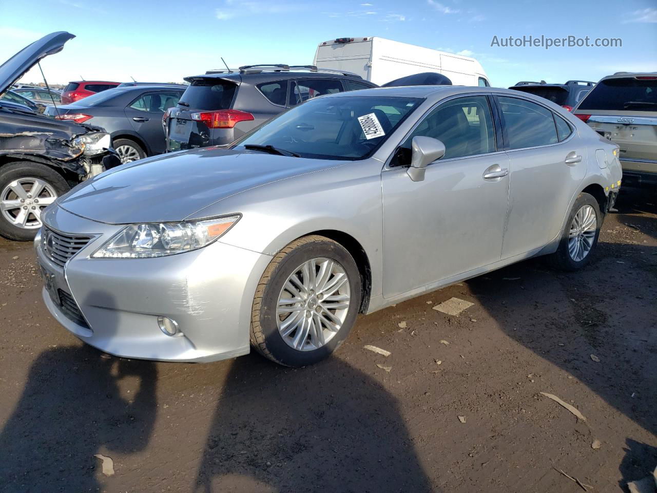 2013 Lexus Es 350 Серебряный vin: JTHBK1GG0D2011259