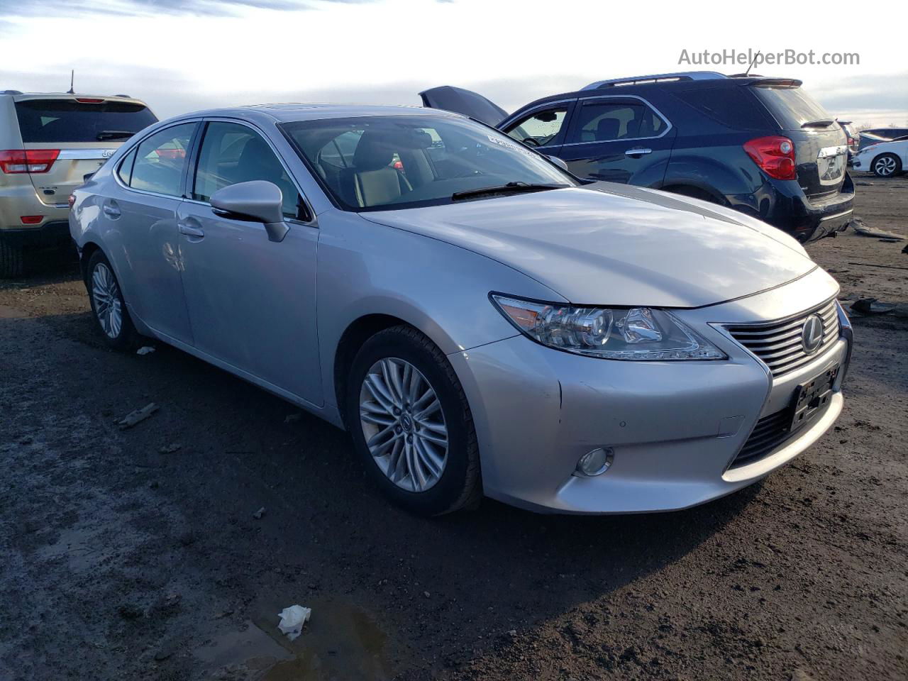 2013 Lexus Es 350 Серебряный vin: JTHBK1GG0D2011259