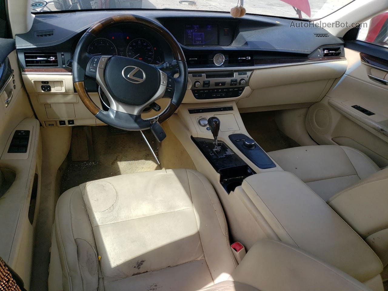 2013 Lexus Es 350 Красный vin: JTHBK1GG0D2030457