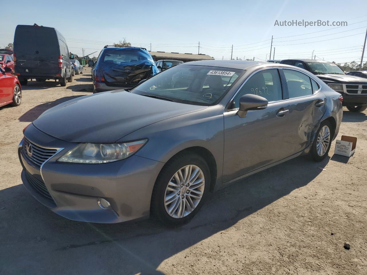 2013 Lexus Es 350 Gray vin: JTHBK1GG0D2075222