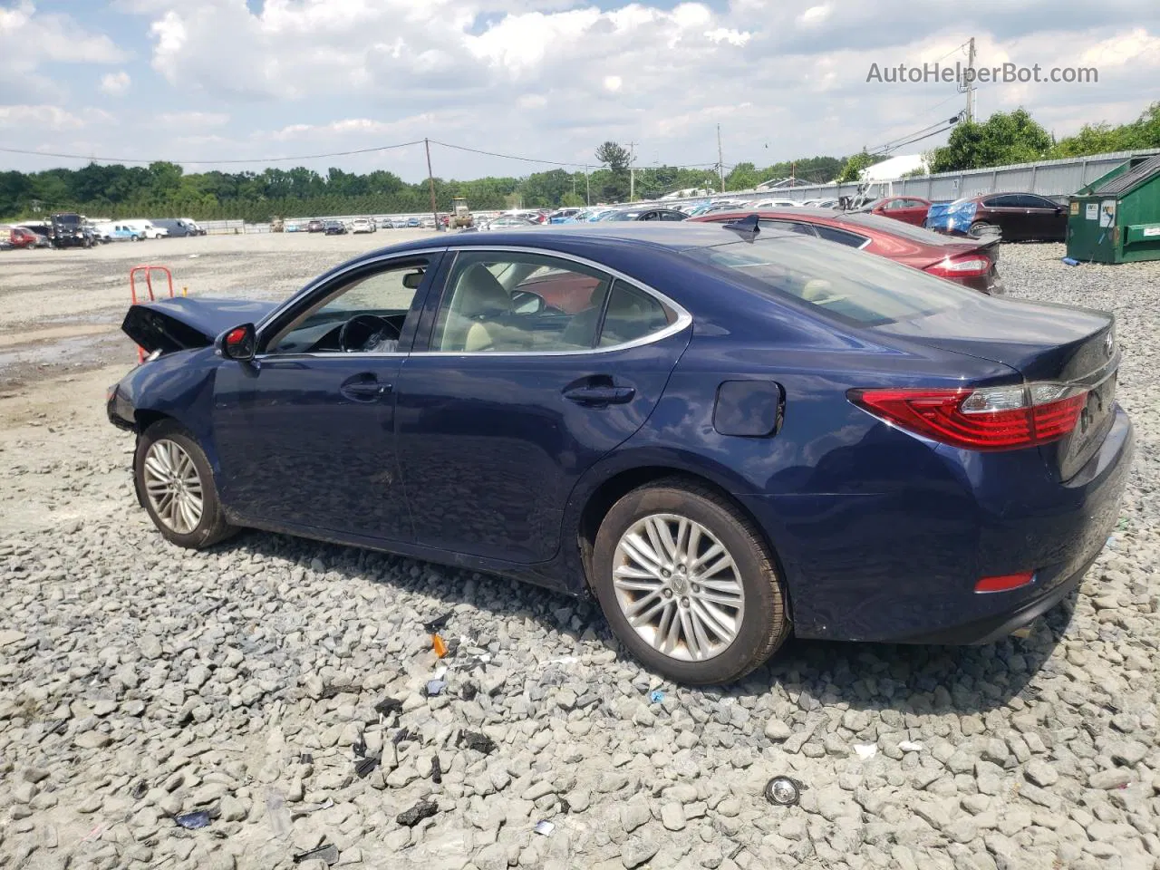 2013 Lexus Es 350 Blue vin: JTHBK1GG0D2078668