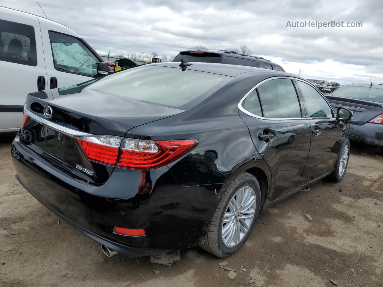 2014 Lexus Es 350 Black vin: JTHBK1GG0E2097349