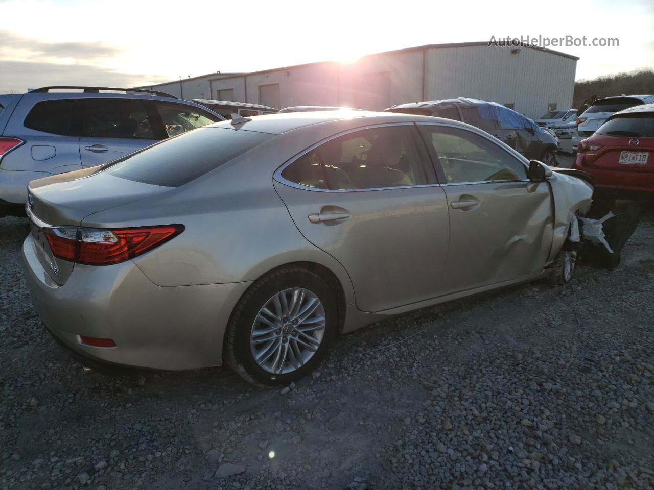 2014 Lexus Es 350 Желто-коричневый vin: JTHBK1GG0E2102792