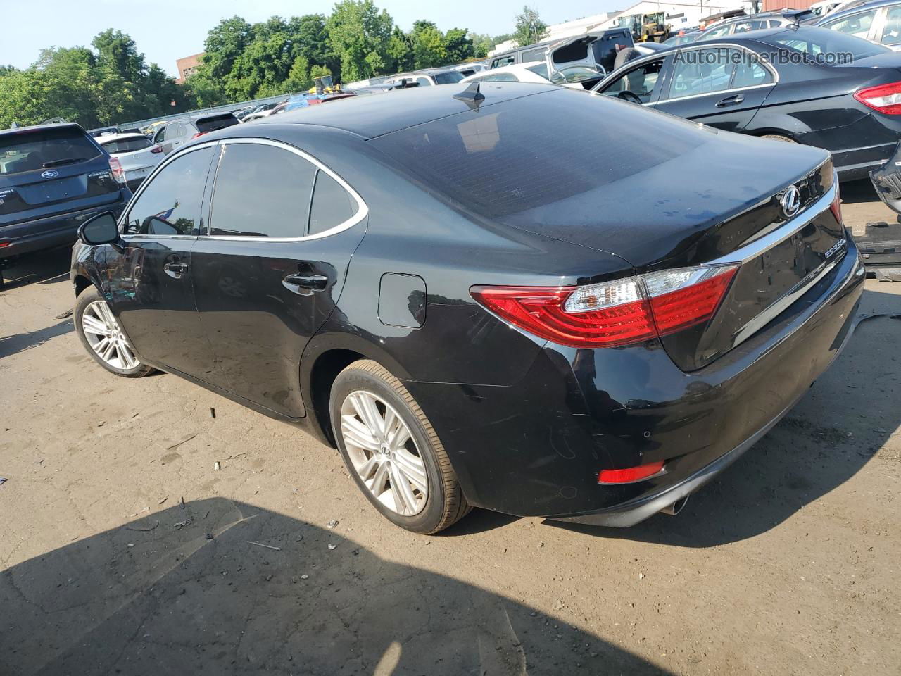 2014 Lexus Es 350 Black vin: JTHBK1GG0E2118622