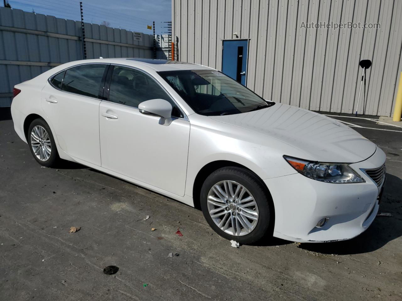 2014 Lexus Es 350 Белый vin: JTHBK1GG0E2121083