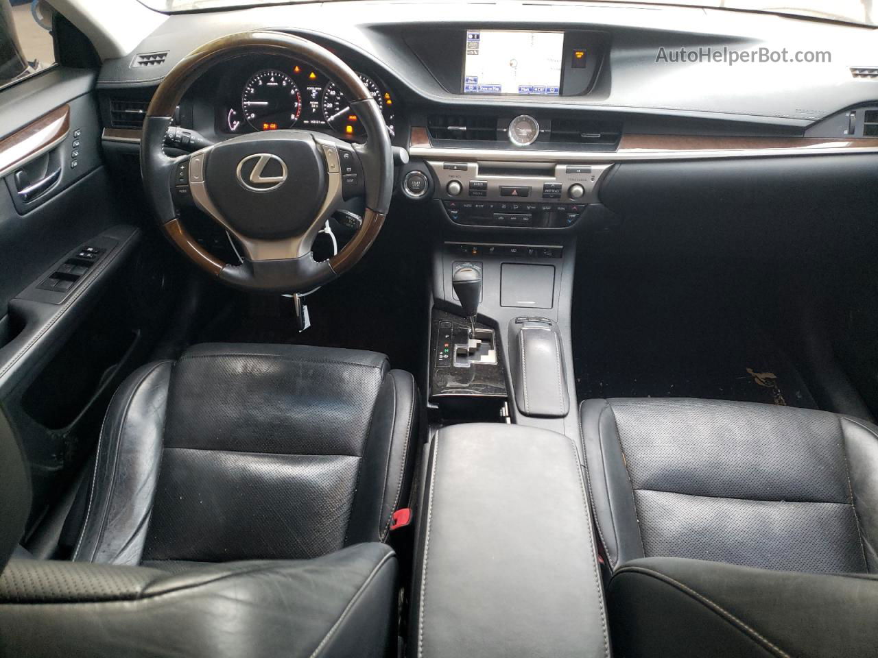 2014 Lexus Es 350 Black vin: JTHBK1GG0E2122234