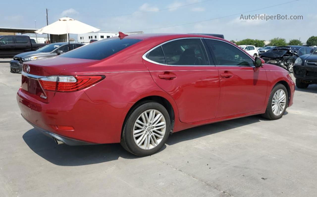 2014 Lexus Es 350 Red vin: JTHBK1GG0E2122282