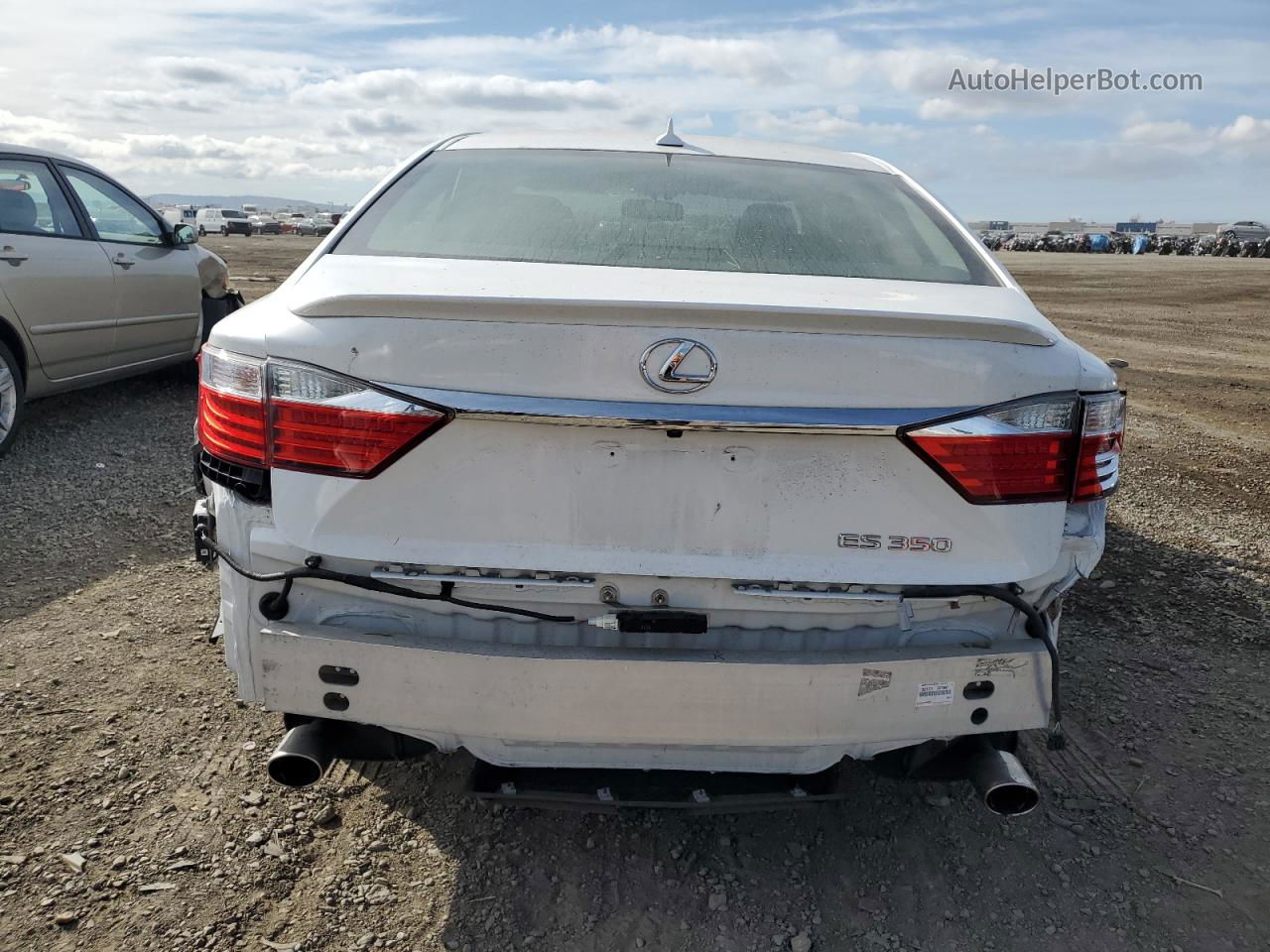 2014 Lexus Es 350 White vin: JTHBK1GG0E2140944