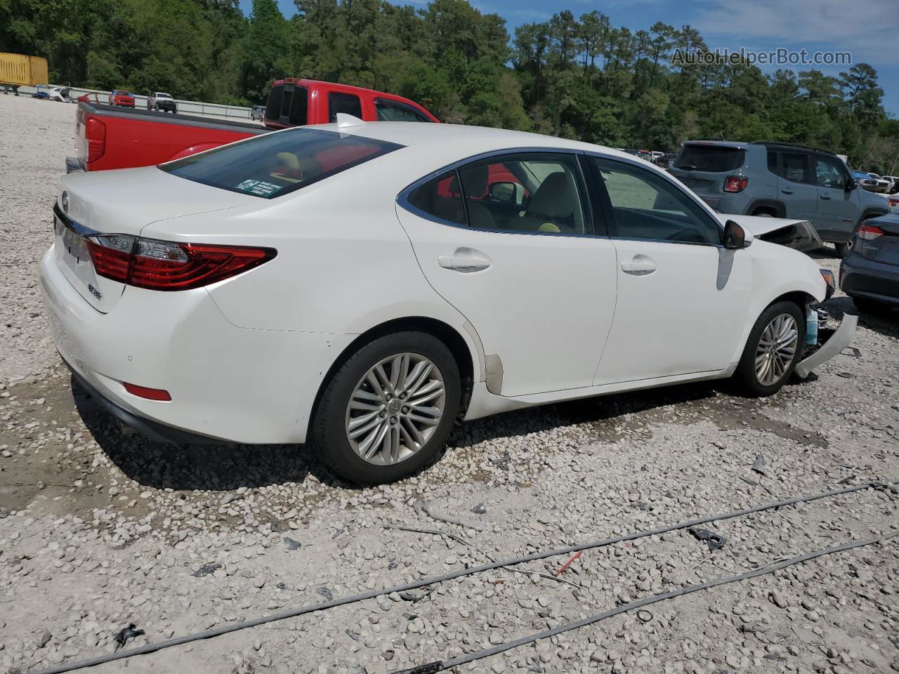 2015 Lexus Es 350 Белый vin: JTHBK1GG0F2158605