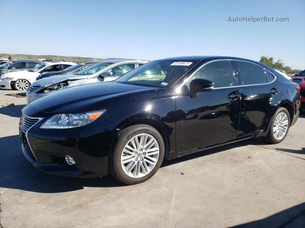 2015 Lexus Es 350 Черный vin: JTHBK1GG0F2159222