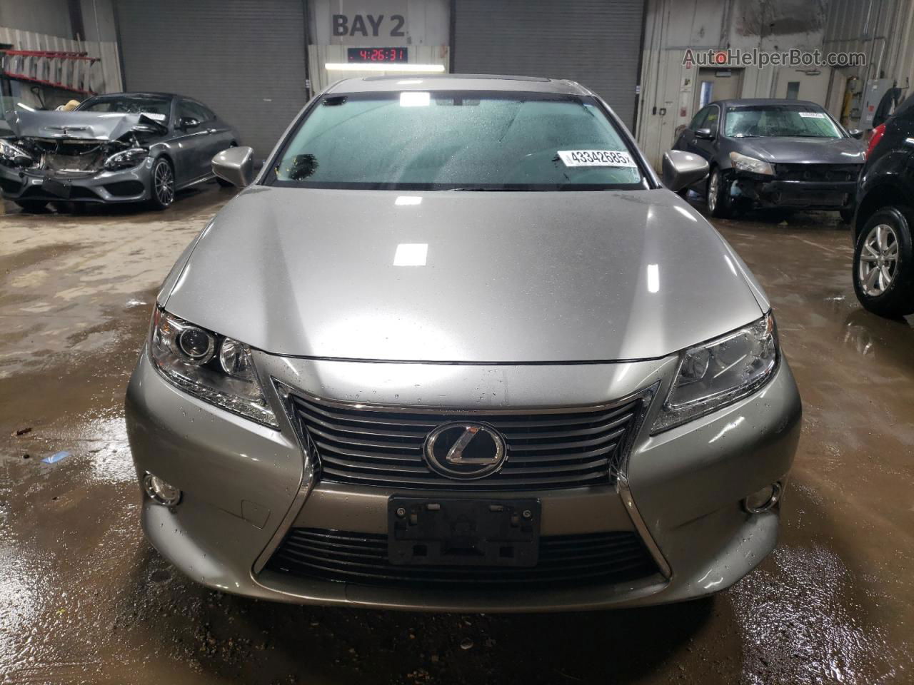 2015 Lexus Es 350 Silver vin: JTHBK1GG0F2165490