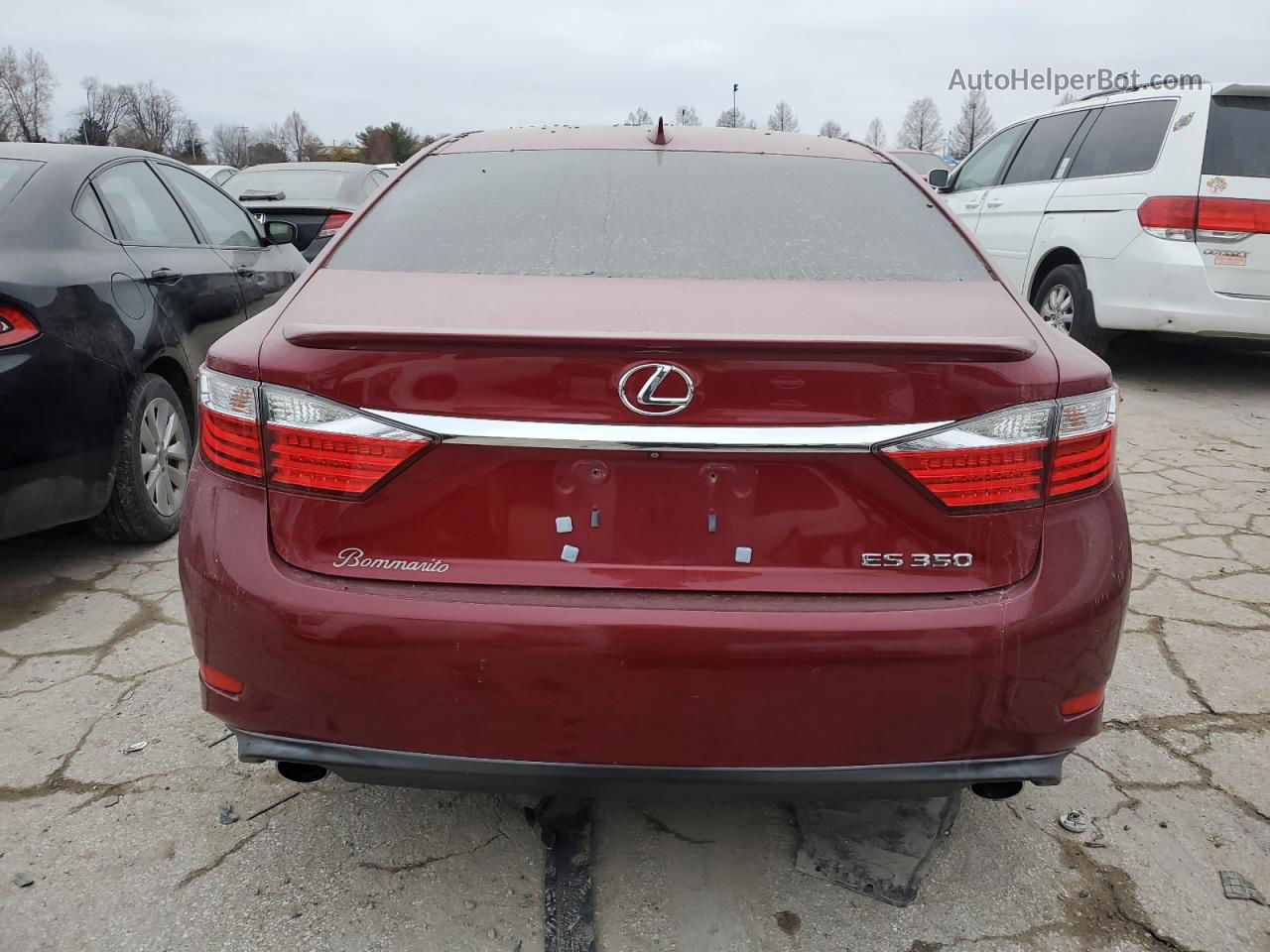 2015 Lexus Es 350 Maroon vin: JTHBK1GG0F2172908