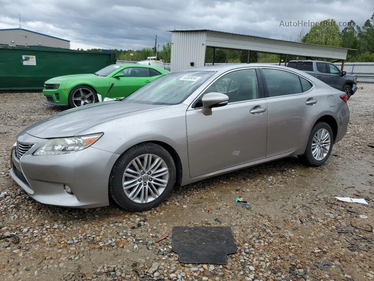 2015 Lexus Es 350 Бежевый vin: JTHBK1GG0F2177008