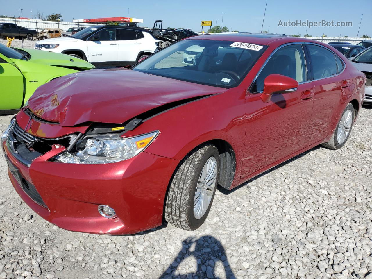 2015 Lexus Es 350 Red vin: JTHBK1GG0F2180538