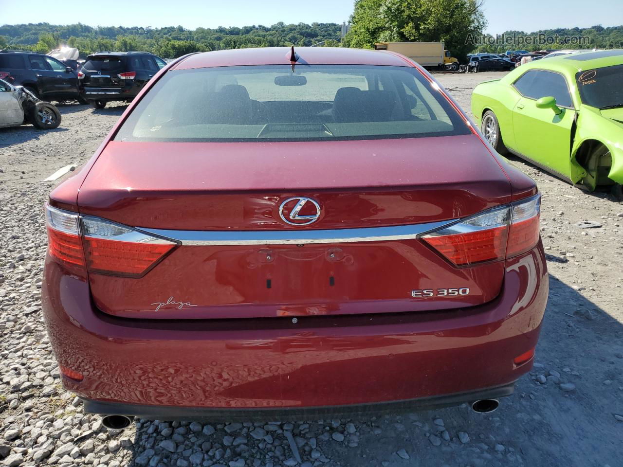 2015 Lexus Es 350 Красный vin: JTHBK1GG0F2180538