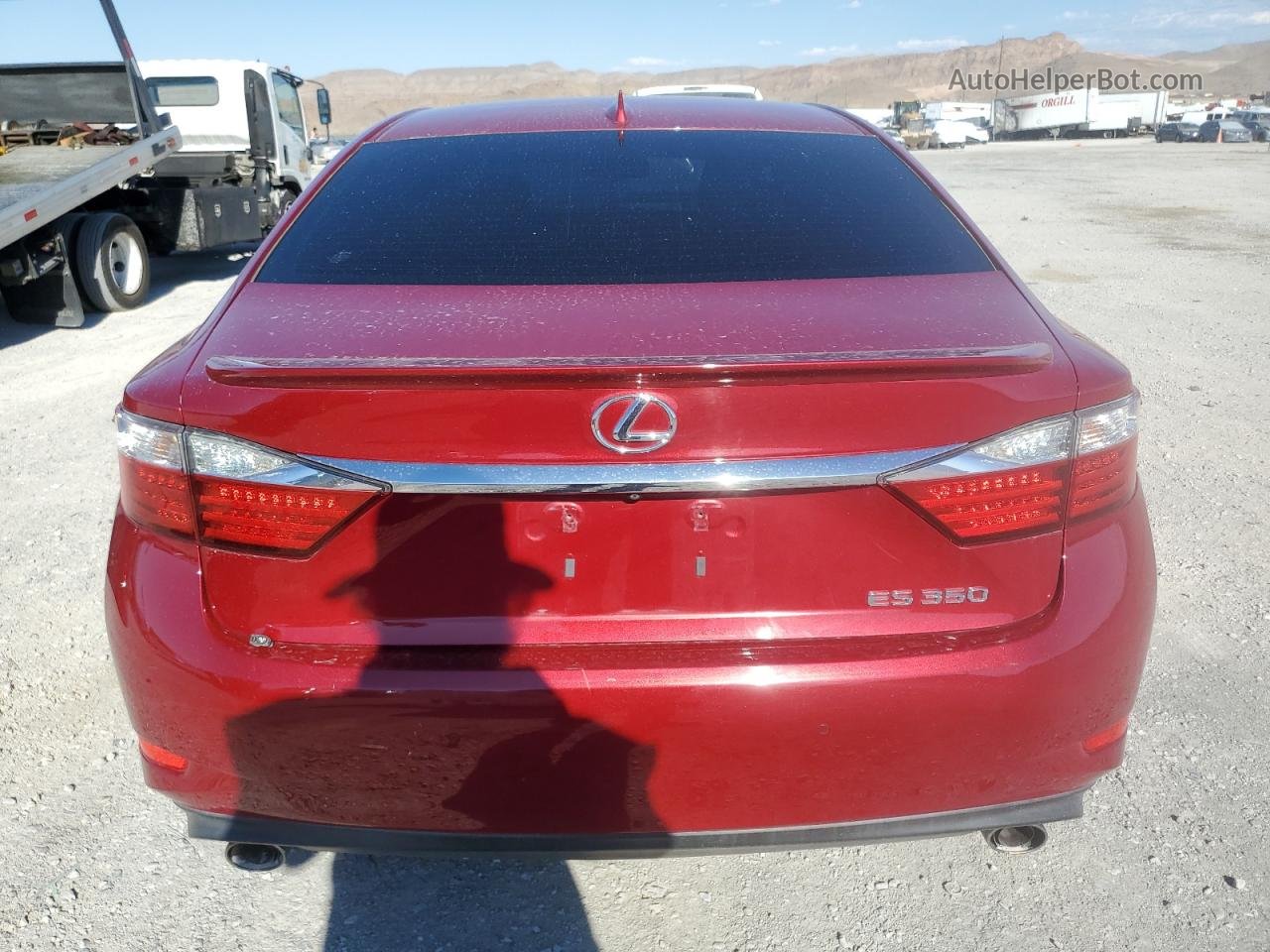 2015 Lexus Es 350 Red vin: JTHBK1GG0F2181978
