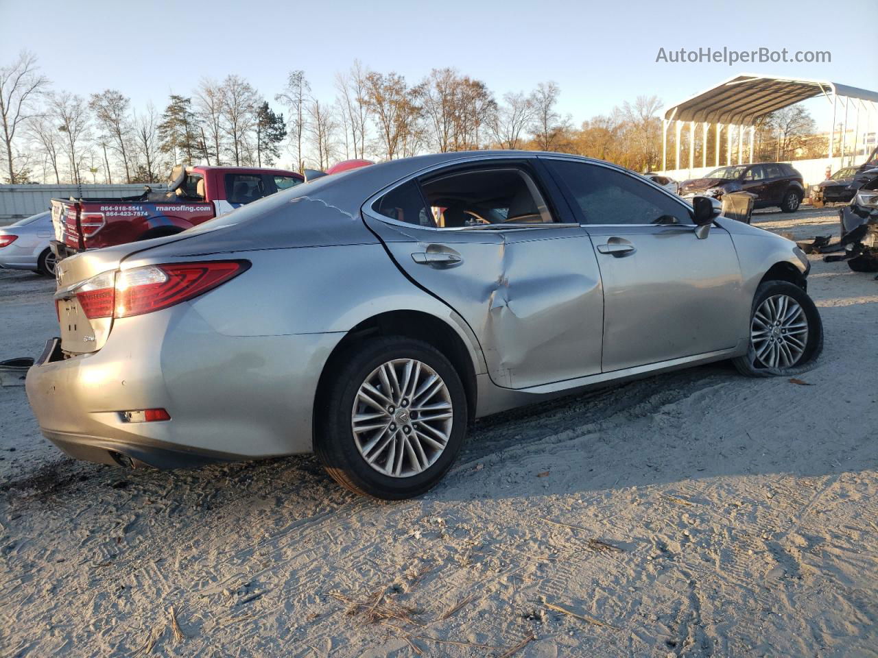 2015 Lexus Es 350 Gray vin: JTHBK1GG0F2194424